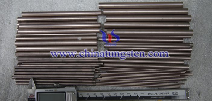 tungsten copper rod scrap picture