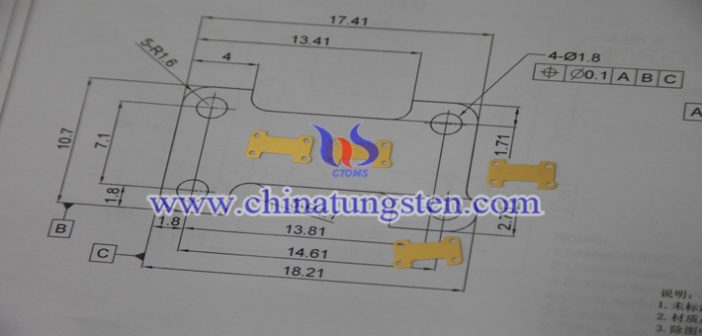 Tungsten Copper Heat Sink Picture