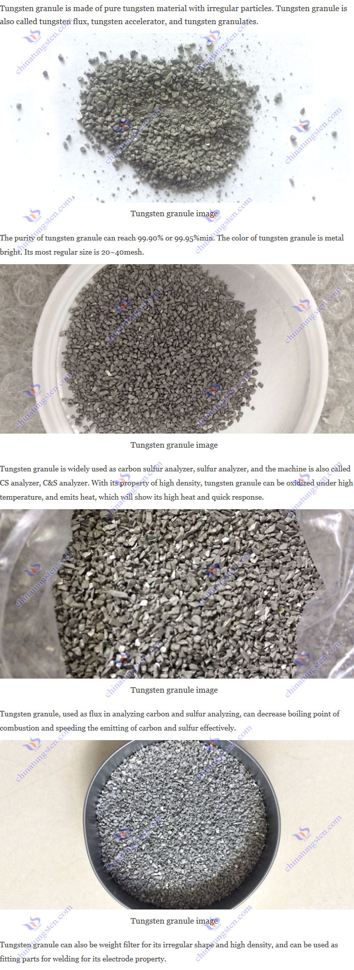 tungsten granule image