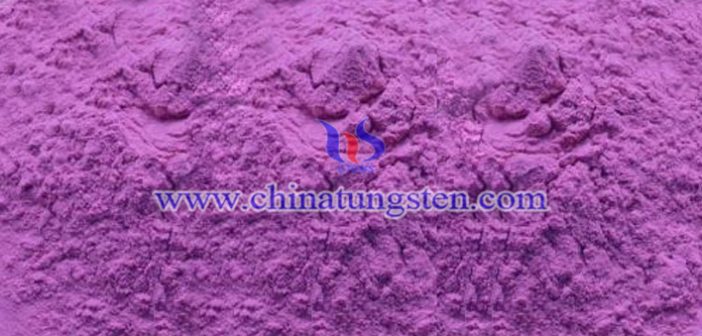 V-doped violet tungsten oxide Chinatungsten picture