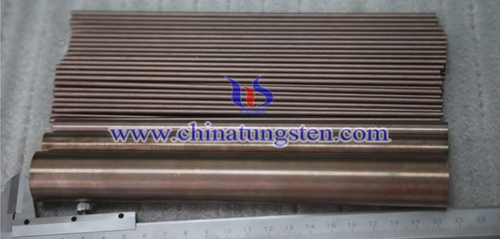 tungsten copper rod picture