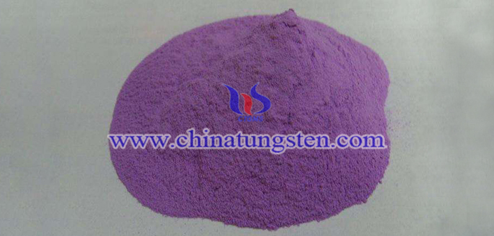 violet tungsten oxide picture