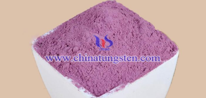 95% nano grain size violet tungsten oxide picture