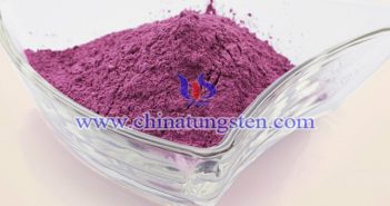 95% violet tungsten oxide nanopowder Chinatungsten picture