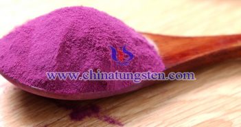 fine grain size violet tungsten oxide Chinatungsten picture