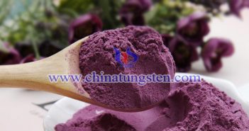 high-purity ultrafine grain size violet tungsten oxide picture