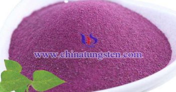 violet tungsten oxide nano powder picture