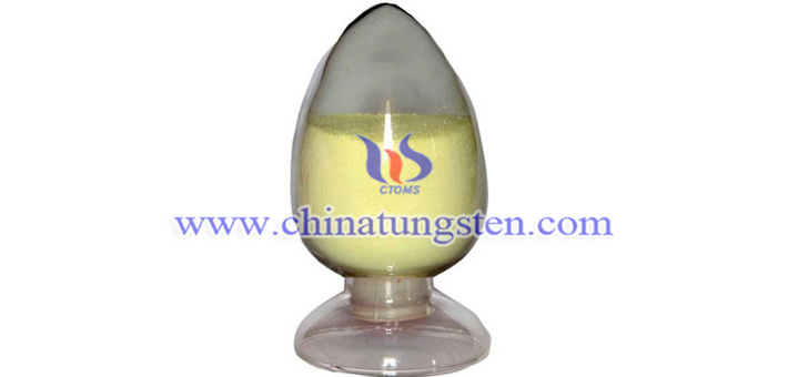 yellow tungsten oxide nanopowder picture