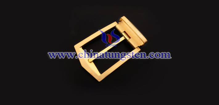 gold plated tungsten alloy buckle picture