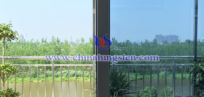 transparent thermal insulation material nano cesium tungsten bronze picture