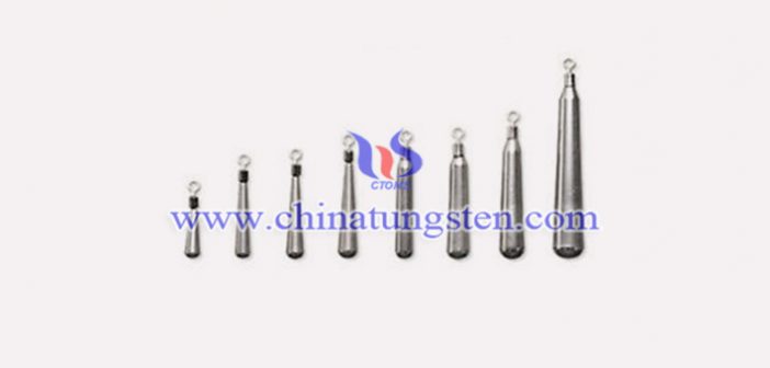 tungsten alloy skinny dropshot weight picture