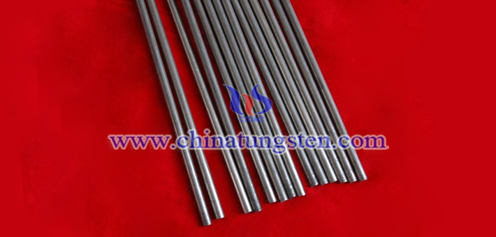 90WNiFeMo tungsten alloy rod picture