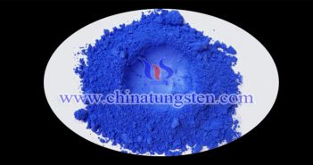 blue tungsten oxide nanopowder applied for ceramic microsphere image