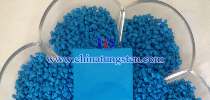 blue tungsten oxide nanopowder applied for thermal insulation masterbatch picture