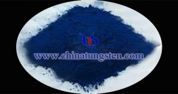 transparent thermal insulation nanopowder blue tungsten oxide powder image