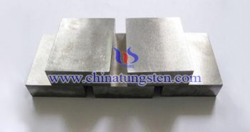 90W-6Ni-4Cu tungsten alloy block picture