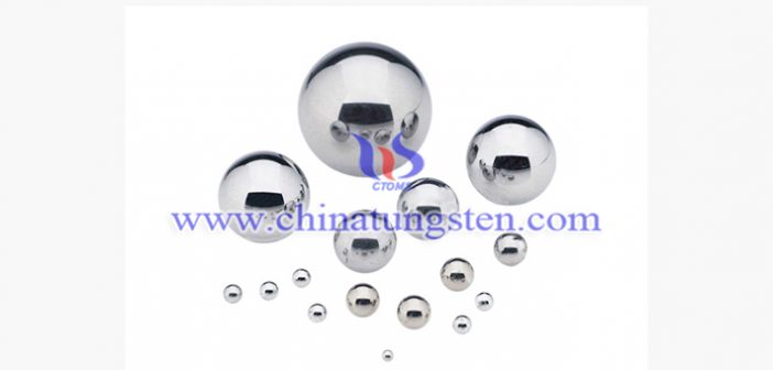 polished tungsten alloy ball picture