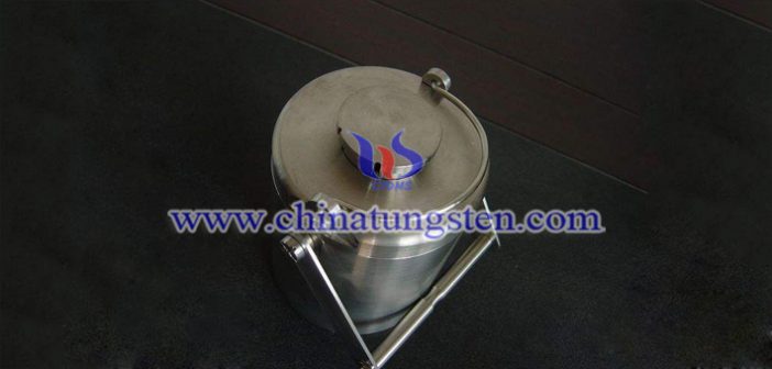 tungsten alloy medical protective jar picture