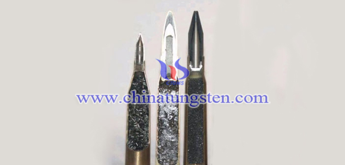 bunched tungsten wire armour-piercing bullet picture