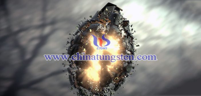 tungsten alloy cylindrical fragment picture