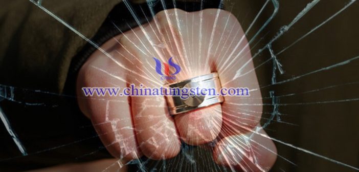 tungsten steel self defense ring picture