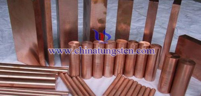 tungsten copper blank plate picture