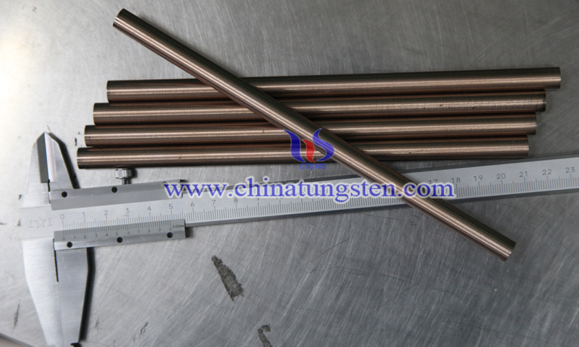 tungsten copper rod picture