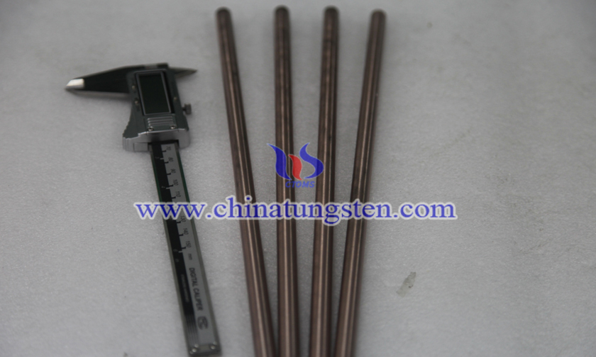 tungsten copper rod picture