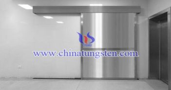 medical tungsten alloy radiation shielding door picture