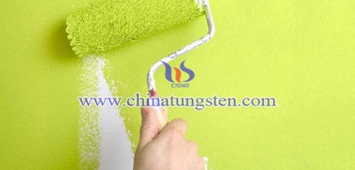 yellow tungsten oxide applied for air purification composite coating picture