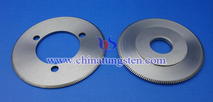 tungsten carbide slitting circular blade picture