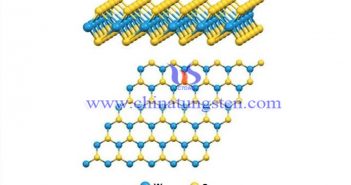 tungsten disulfide molecular formula image