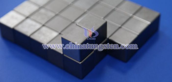 Tungsten alloy cube photo