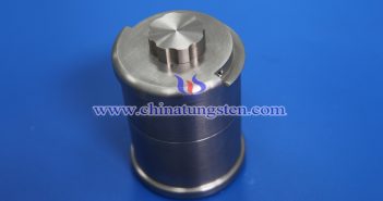 Tungsten alloy medical syringe shield photo