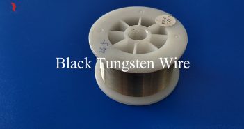 black tungsten wire photo