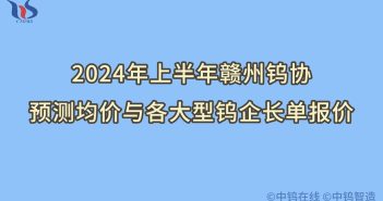 2024年上半年贛州鎢協預測均價走勢如何