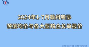 1-7月贛州鎢協(xié)預(yù)測均價如何